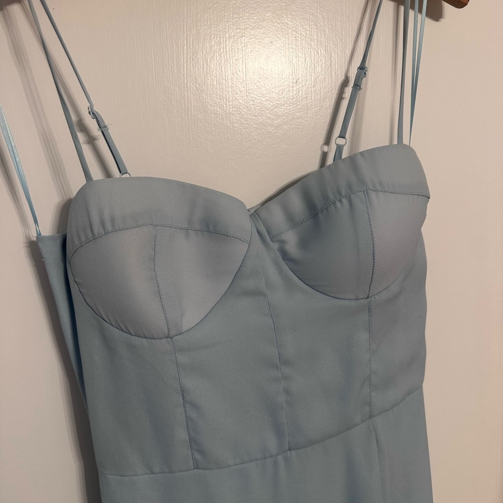 Socialite Light Blue Midi Dress